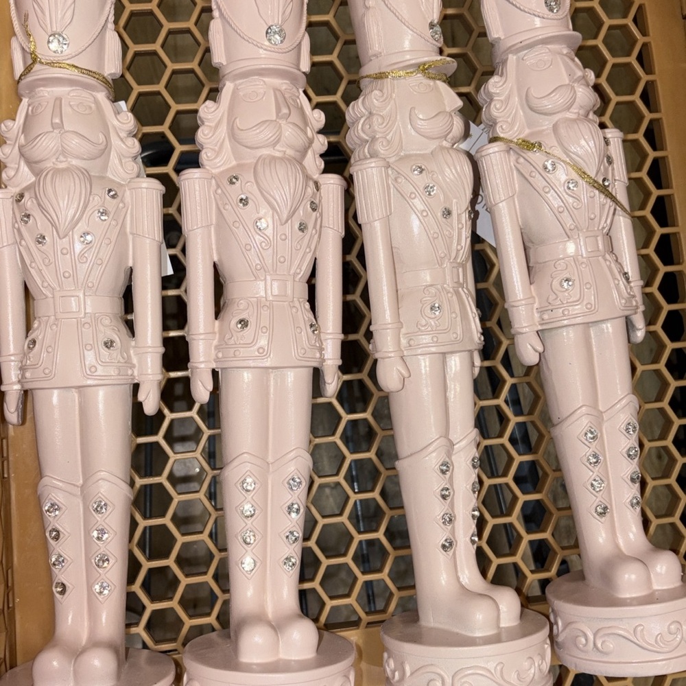 Elegant Cream Nutcracker Figurine